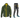Set Deep Wood - Giacca Clank Verde & Pantaloni Looney